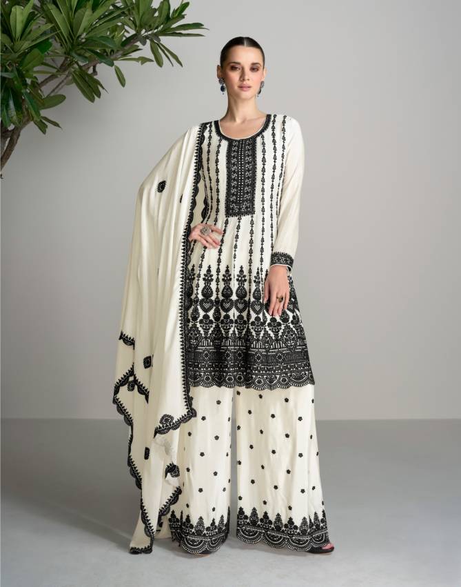 Zuri By Aashirwad Chinon Silk Heavy Wedding Wear Readymade Suits Wholesale Market In Surat